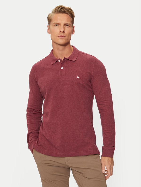 United Colors Of Benetton United Colors Of Benetton Polo majica 3088U3025 Bordo rdeča Regular Fit