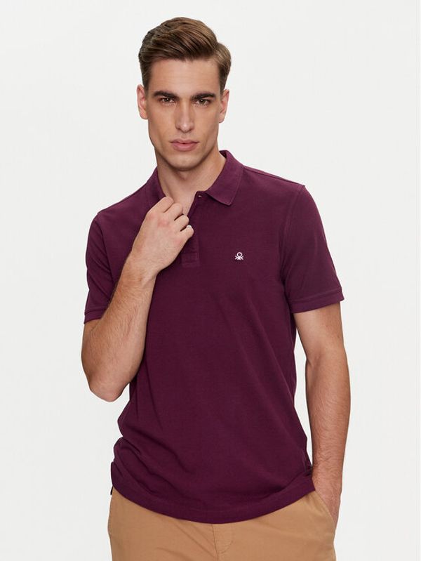 United Colors Of Benetton United Colors Of Benetton Polo majica 3089J3179 Vijolična Regular Fit