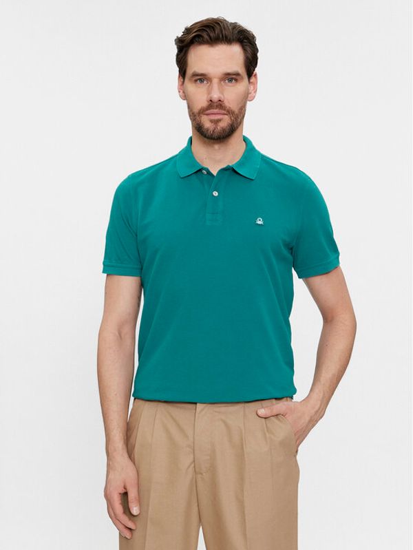 United Colors Of Benetton United Colors Of Benetton Polo majica 3089J3179 Zelena Regular Fit