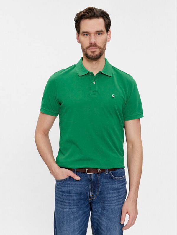 United Colors Of Benetton United Colors Of Benetton Polo majica 3089J3179 Zelena Regular Fit