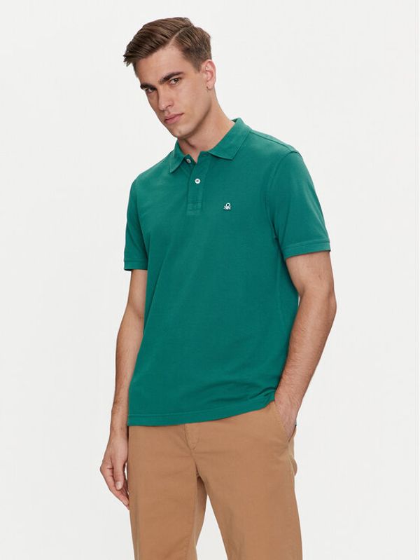 United Colors Of Benetton United Colors Of Benetton Polo majica 3089J3179 Zelena Regular Fit