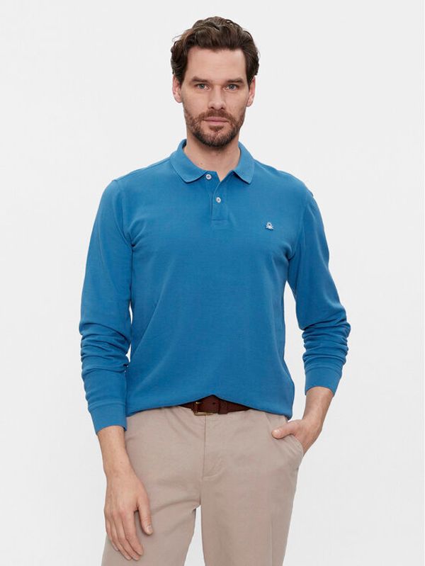 United Colors Of Benetton United Colors Of Benetton Polo majica 3089J3204 Modra Regular Fit