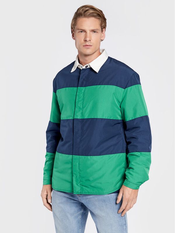 United Colors Of Benetton United Colors Of Benetton Prehodna jakna 2VEGUN011 Mornarsko modra Regular Fit