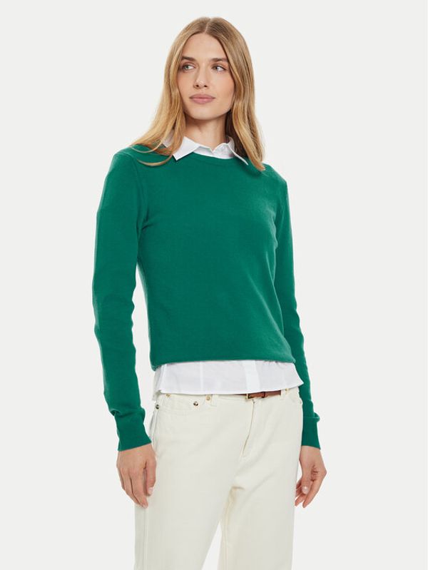 United Colors Of Benetton United Colors Of Benetton Pulover 1002D1K01 Zelena Regular Fit