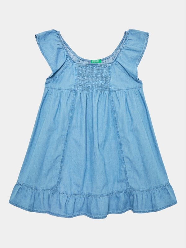 United Colors Of Benetton United Colors Of Benetton Vsakodnevna obleka 4DHJGV00S Modra Regular Fit