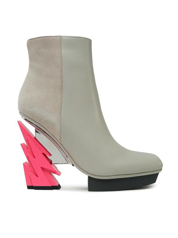 United Nude United Nude Škornji Glam Square 1075079816 Bela