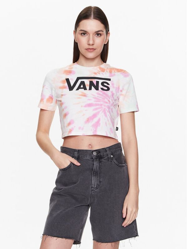 Vans Vans Majica Resort Wash VN0003PS Pisana Cropped Fit