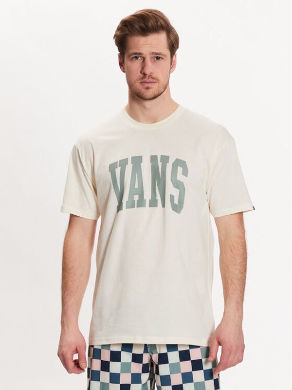 Vans Vans Majica Varsity Type Ss Tee VN00003B Bela Regular Fit