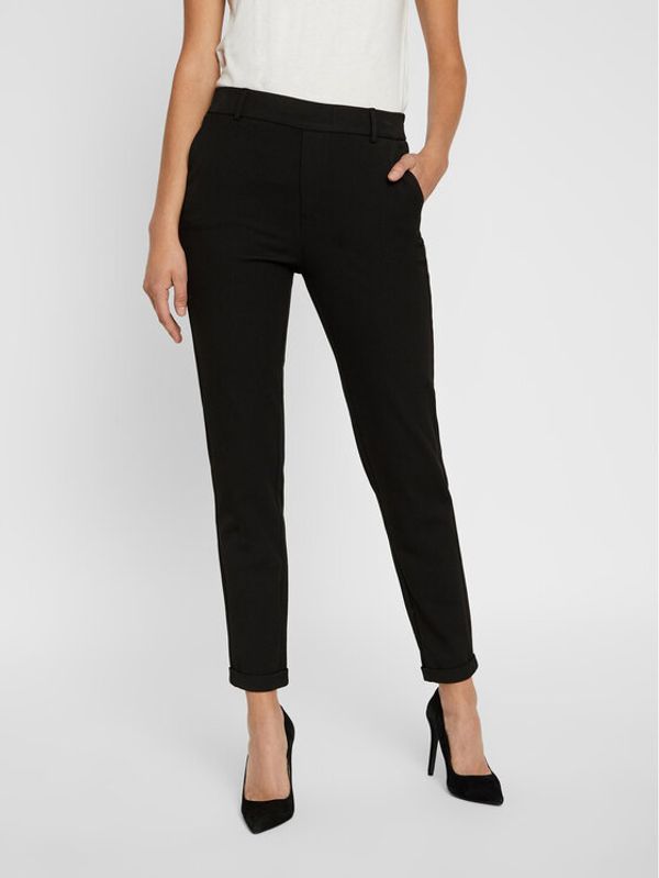 Vero Moda Vero Moda Chino hlače Maya 10225280 Črna Regular Fit