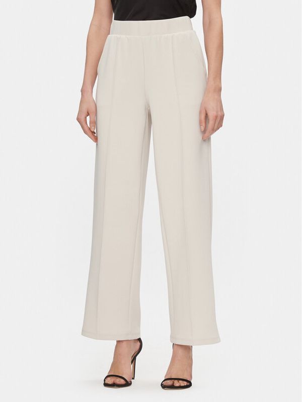 Vero Moda Vero Moda Hlače iz tkanine 10296830 Écru Relaxed Fit