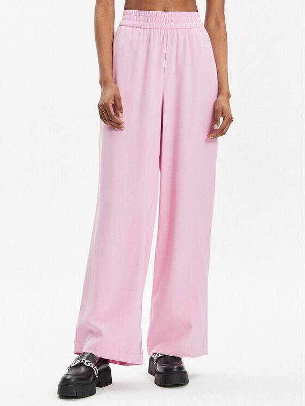 Vero Moda Vero Moda Hlače iz tkanine Carmen 10278926 Roza Wide Leg