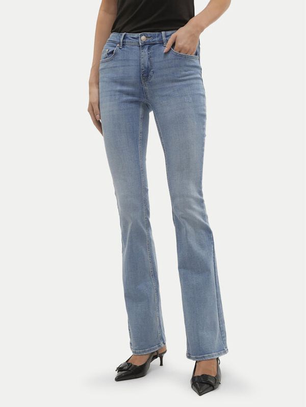 Vero Moda Vero Moda Jeans hlače Flash 10302479 Modra Flared Fit
