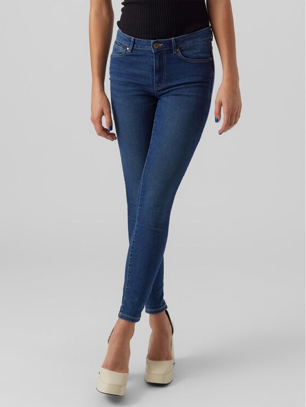 Vero Moda Vero Moda Jeans hlače June 10278817 Mornarsko modra Slim Fit