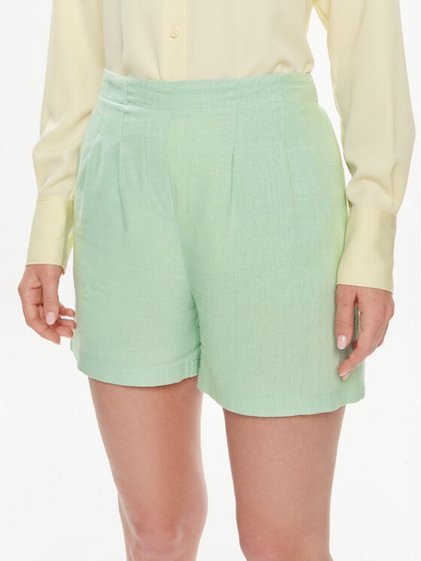 Vero Moda Vero Moda Kratke hlače iz tkanine Jesmilo 10279694 Zelena Regular Fit