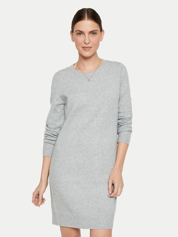 Vero Moda Vero Moda Pletena obleka 10215523 Siva Relaxed Fit