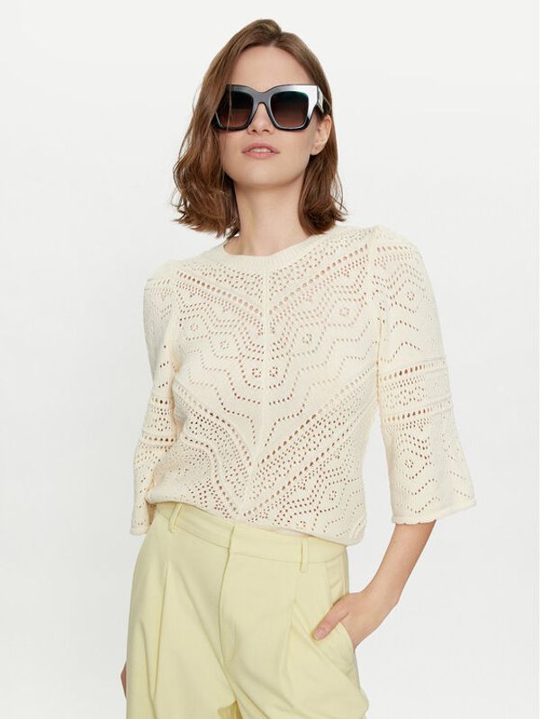 Vero Moda Vero Moda Pulover Bernadette 10283016 Bež Relaxed Fit