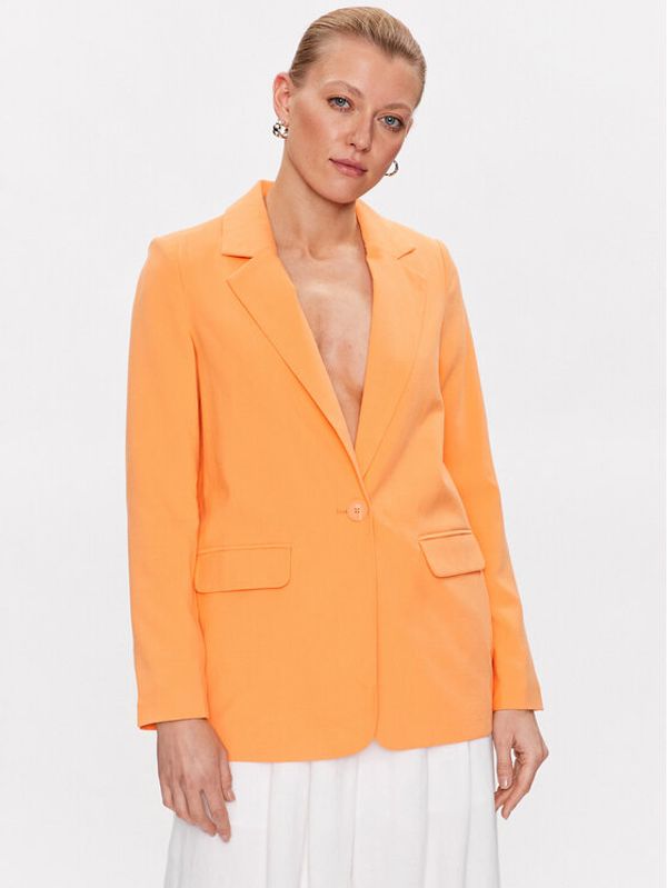 Vero Moda Vero Moda Suknjič Carmen 10287190 Oranžna Box Fit