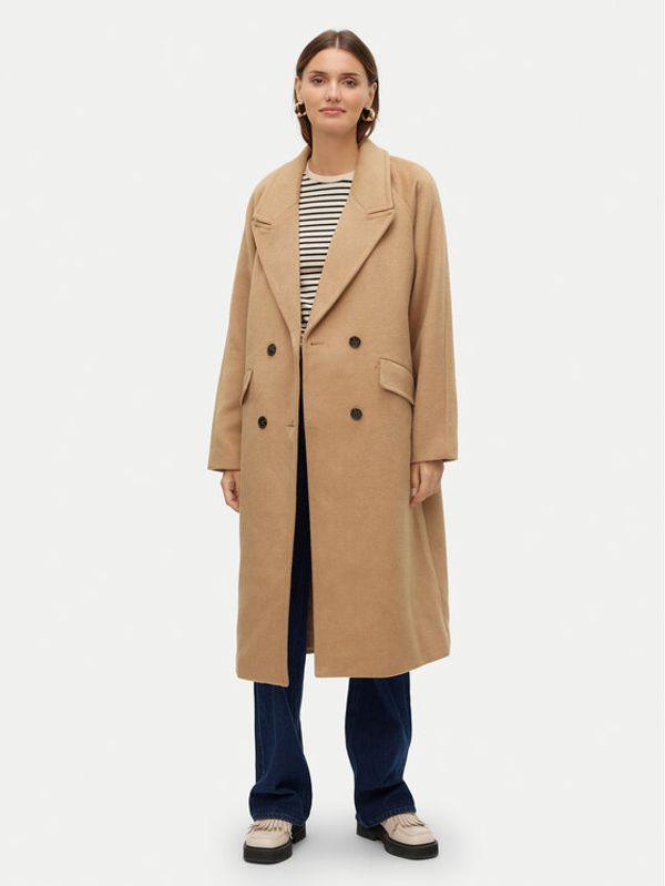 Vero Moda Vero Moda Volneni plašč Harper 10320446 Bež Regular Fit