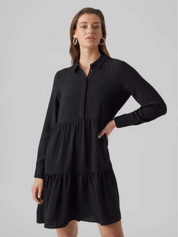 Vero Moda Vero Moda Vsakodnevna obleka Inge 10293730 Črna Regular Fit