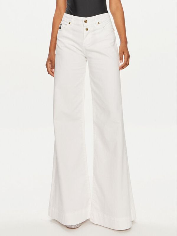 Versace Jeans Couture Versace Jeans Couture Jeans hlače 76HAB561 Bela Slim Fit