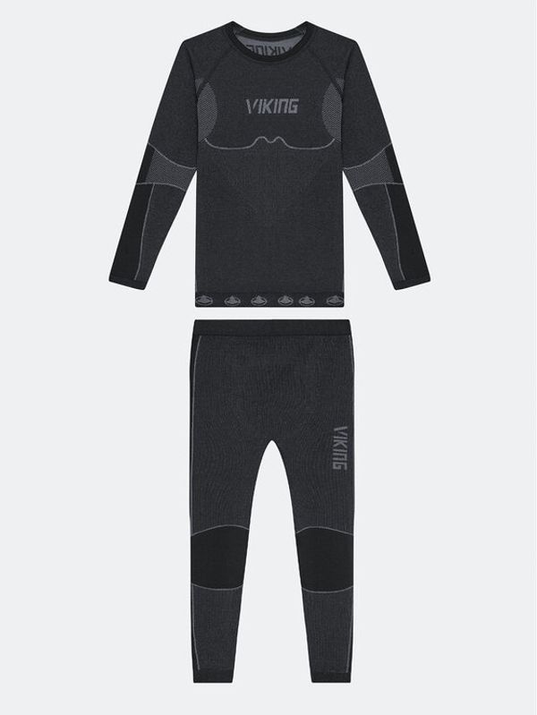 Viking Viking Komplet termo aktivnega perila Riko Kids Set 500/14/3030/09 Črna Skinny Fit