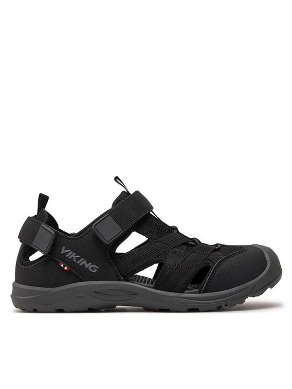 Viking Viking Sandali Adventure Sandal 2V 3-53695-277 Črna