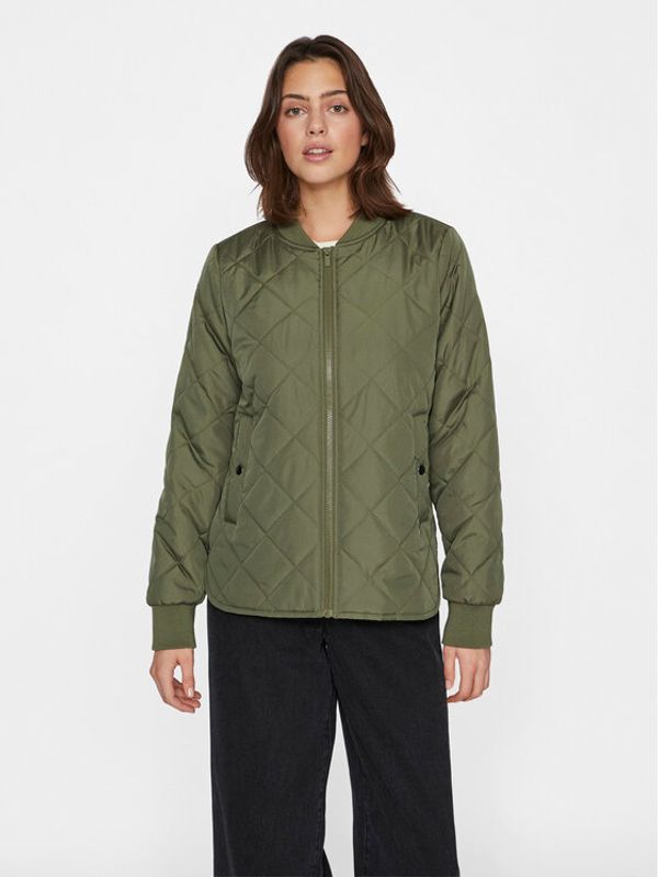 Vila Vila Bomber jakna Mone 14092203 Zelena Regular Fit