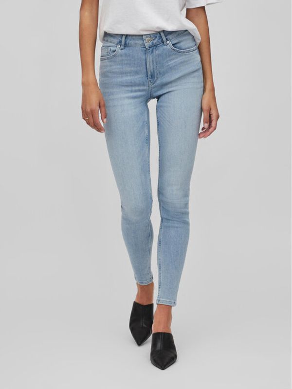 Vila Vila Jeans hlače Sarah 14082133 Modra Skinny Fit