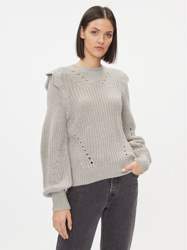 Vila Vila Pulover Norila 14090231 Siva Regular Fit