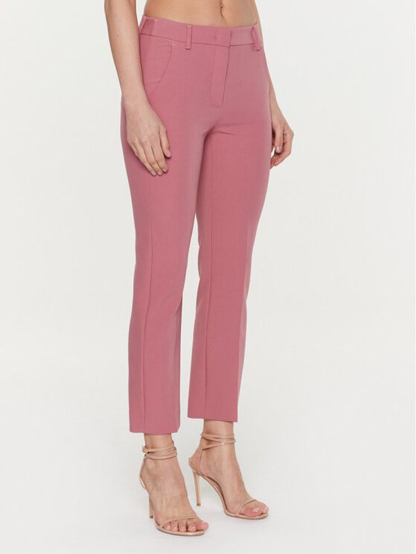 Weekend Max Mara Weekend Max Mara Hlače iz tkanine Rana 2351310137 Roza Slim Fit