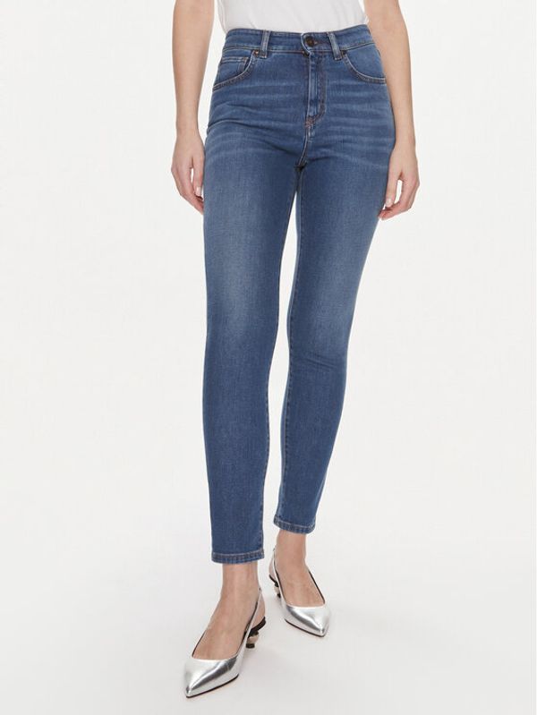 Weekend Max Mara Weekend Max Mara Jeans hlače Eufrate 2415181051 Mornarsko modra Slim Fit