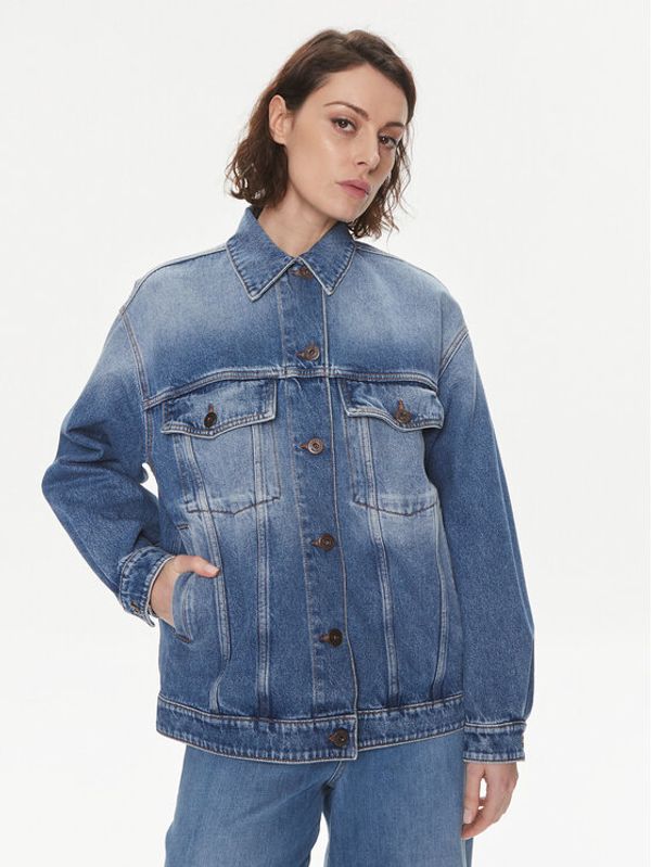 Weekend Max Mara Weekend Max Mara Jeans jakna Pio 2415041071 Modra Regular Fit