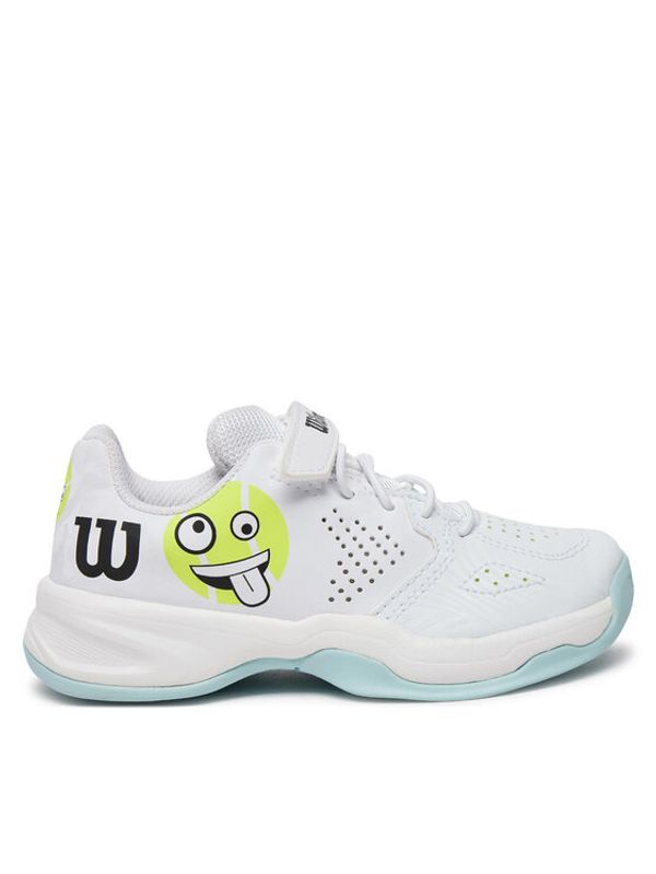 Wilson Wilson Čevlji za tenis Kaos Emo K WRS331800 Bela