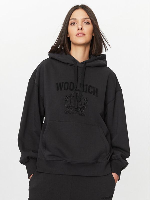 Woolrich Woolrich Jopa Ivy Hoodie CFWWSW0123FRUT3164 Črna Regular Fit