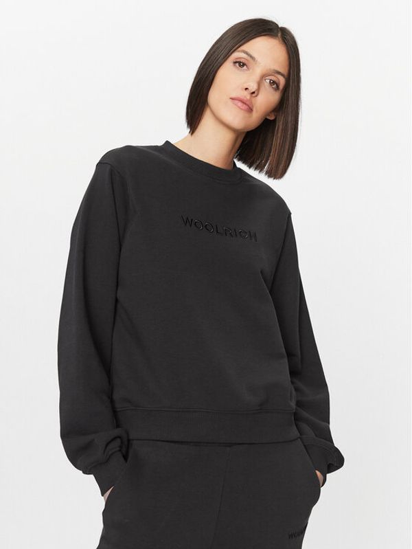 Woolrich Woolrich Jopa Logo CFWWSW0115FRUT3164 Črna Relaxed Fit