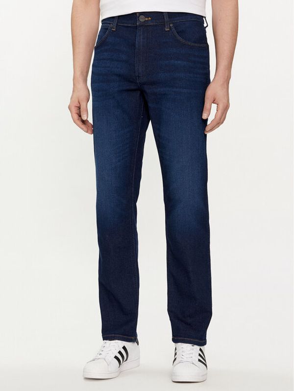 Wrangler Wrangler Jeans hlače Greensboro 112350837 Mornarsko modra Straight Fit
