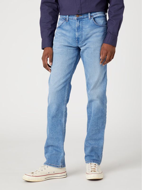Wrangler Wrangler Jeans hlače Greensboro W15QYLZ70 112330710 Modra Regular Fit