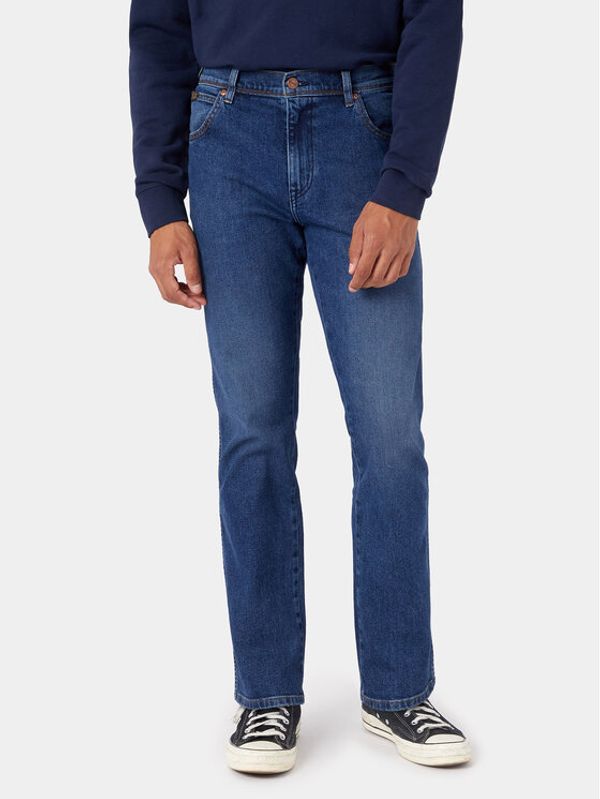 Wrangler Wrangler Jeans hlače Texas 112335241 Modra Straight Leg