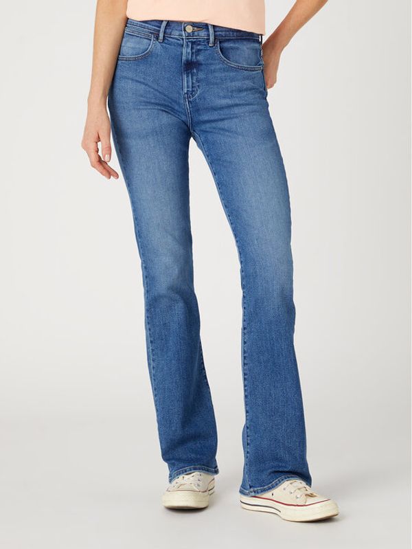 Wrangler Wrangler Jeans hlače W28B4736Y 112334275 Modra Bootcut Fit