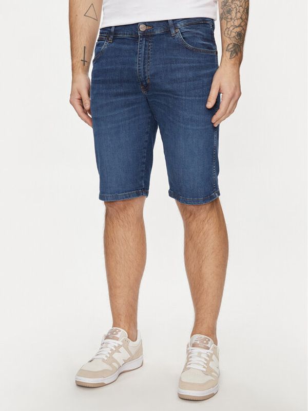 Wrangler Wrangler Jeans kratke hlače Colton 112350824 Modra Slim Fit