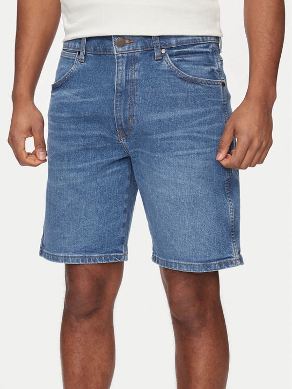 Wrangler Wrangler Jeans kratke hlače Frontier 112350821 Modra Relaxed Fit