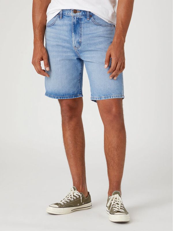 Wrangler Wrangler Jeans kratke hlače Frontier W16W73Z33 112331084 Modra Regular Fit