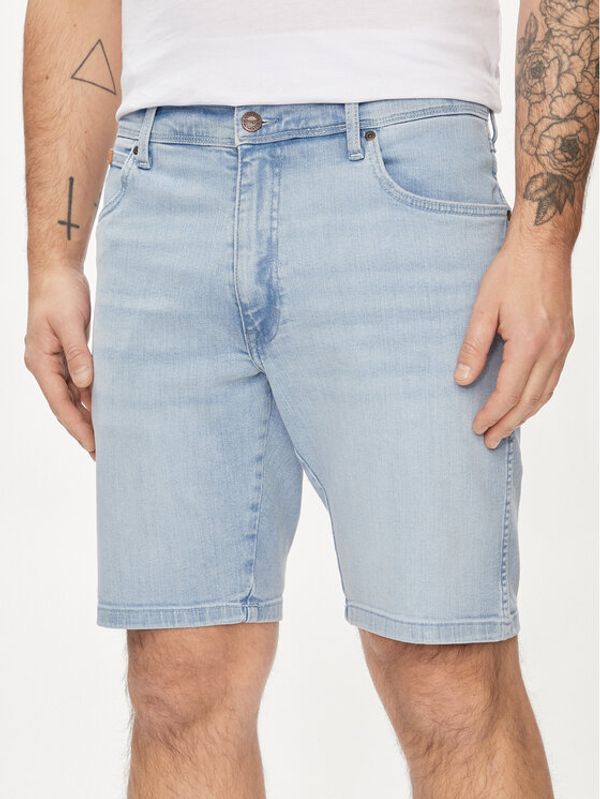 Wrangler Wrangler Jeans kratke hlače Texas 112350870 Modra Regular Fit