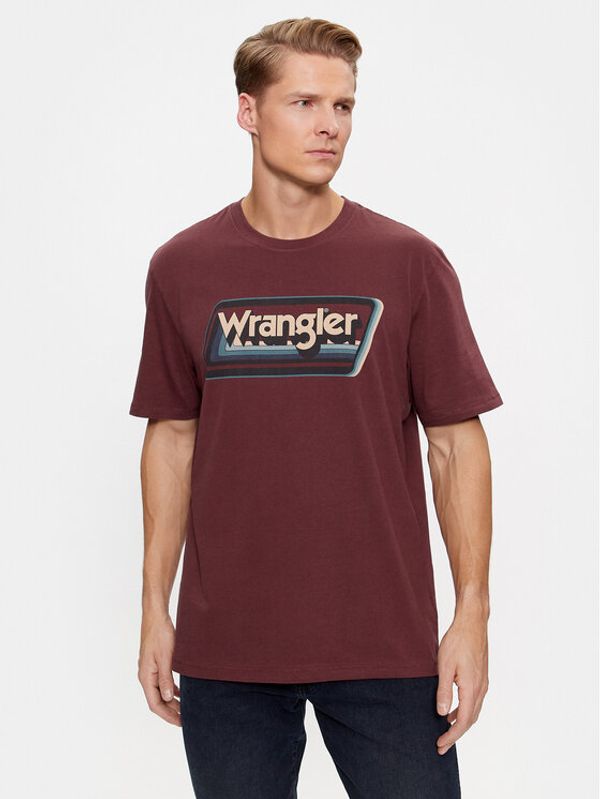 Wrangler Wrangler Majica 112341242 Rjava Relaxed Fit