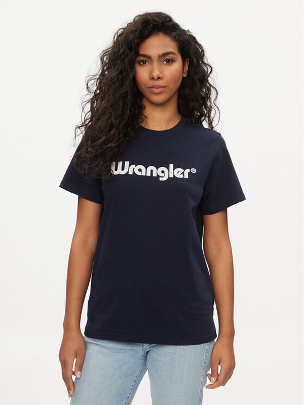 Wrangler Wrangler Majica 112352289 Mornarsko modra Regular Fit