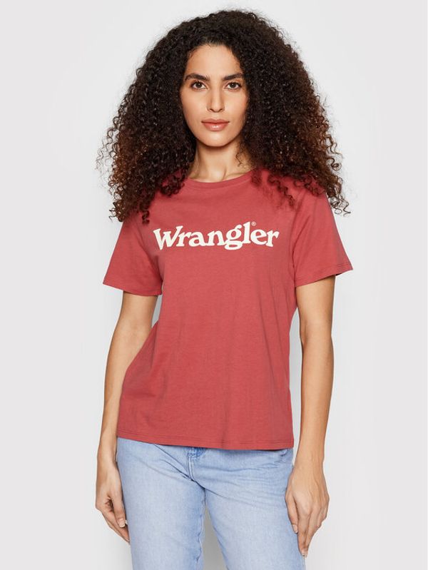 Wrangler Wrangler Majica W7N4GHXGH 112146409 Rdeča Regular Fit