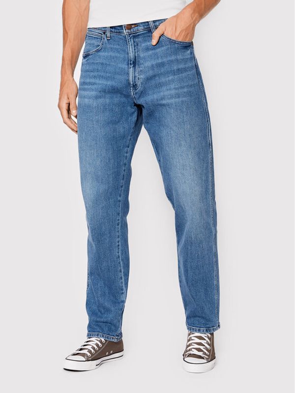 Wrangler Wrangler Jeans hlače Frontier W16VJX21Y Modra Relaxed Fit