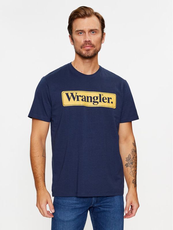 Wrangler Wrangler Majica 112341131 Modra Regular Fit