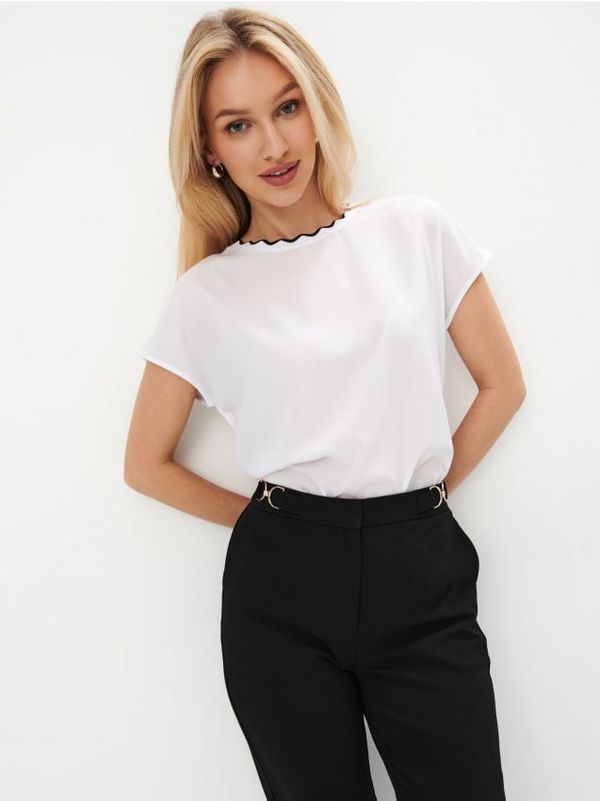 Mohito Mohito - Bluza iz viskoze - bela