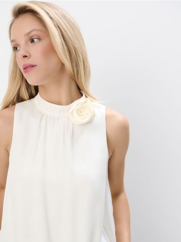 Mohito Mohito - Bluza iz viskoze - krem